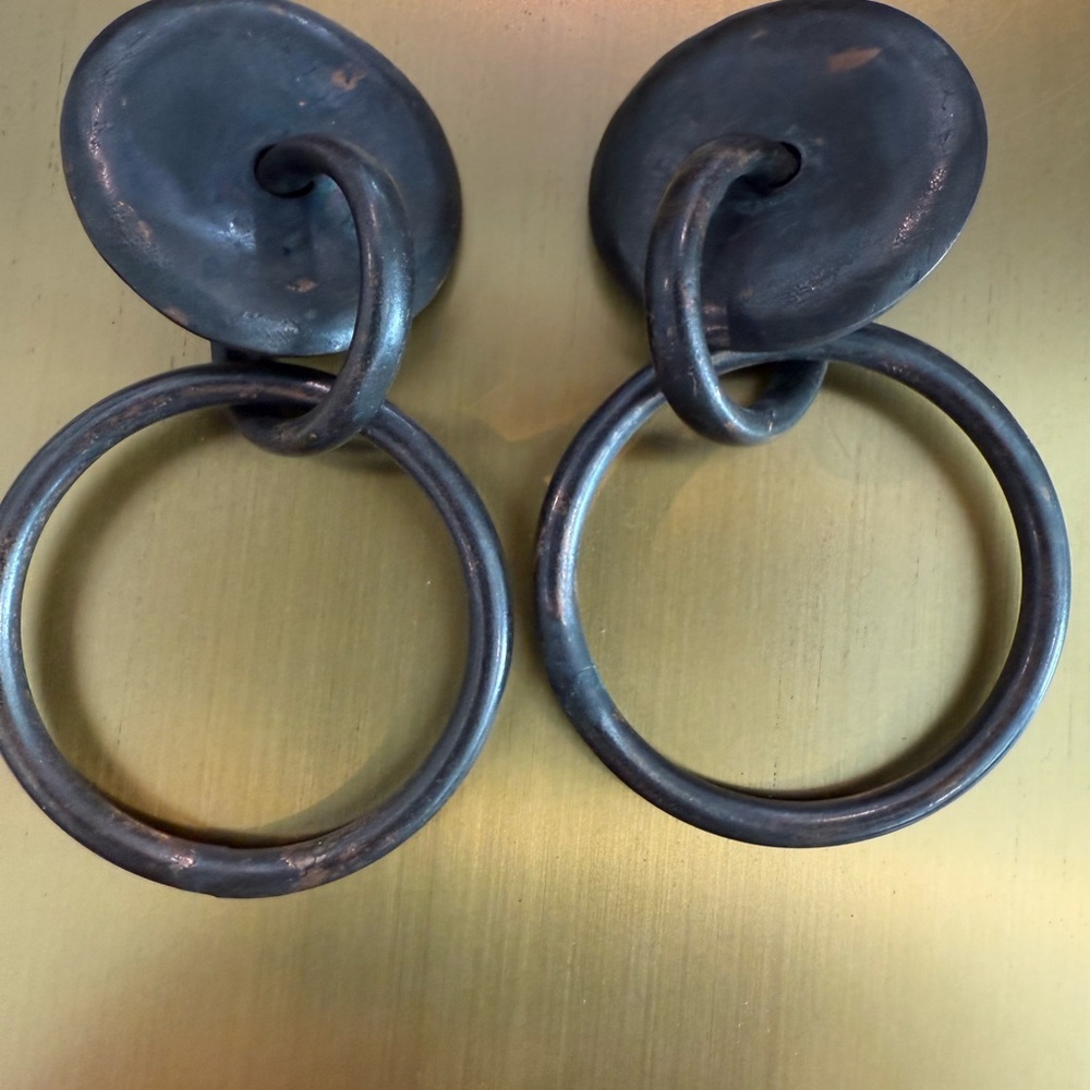 VINTAGE MONIES STATEMENT EARRINGS - Picture 6 of 15